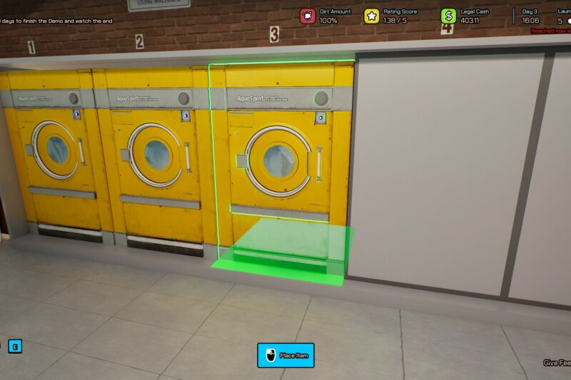 Laundering Simulator – Clean Cash and Laundry